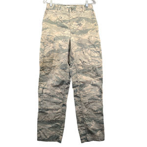 US Air Force Mens Utility Trousers Pants Camo Size 30R Cargo Pockets